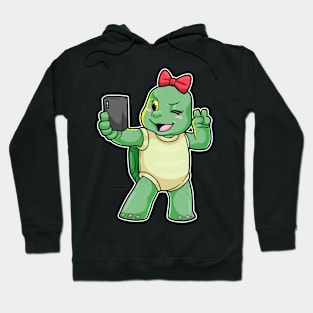 Turtle takes a Selfie Hoodie